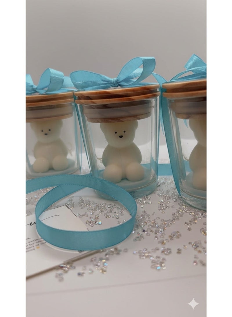 Serenity Candles شمعة "بير ماي لاف" الإصدار الأزرق الأنيقة من سيرينيتي – فتيلة واحدة (٣٠ جرام) - Image 2